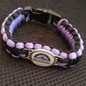 Colorado Rockies Authentic Paracord Bracelet